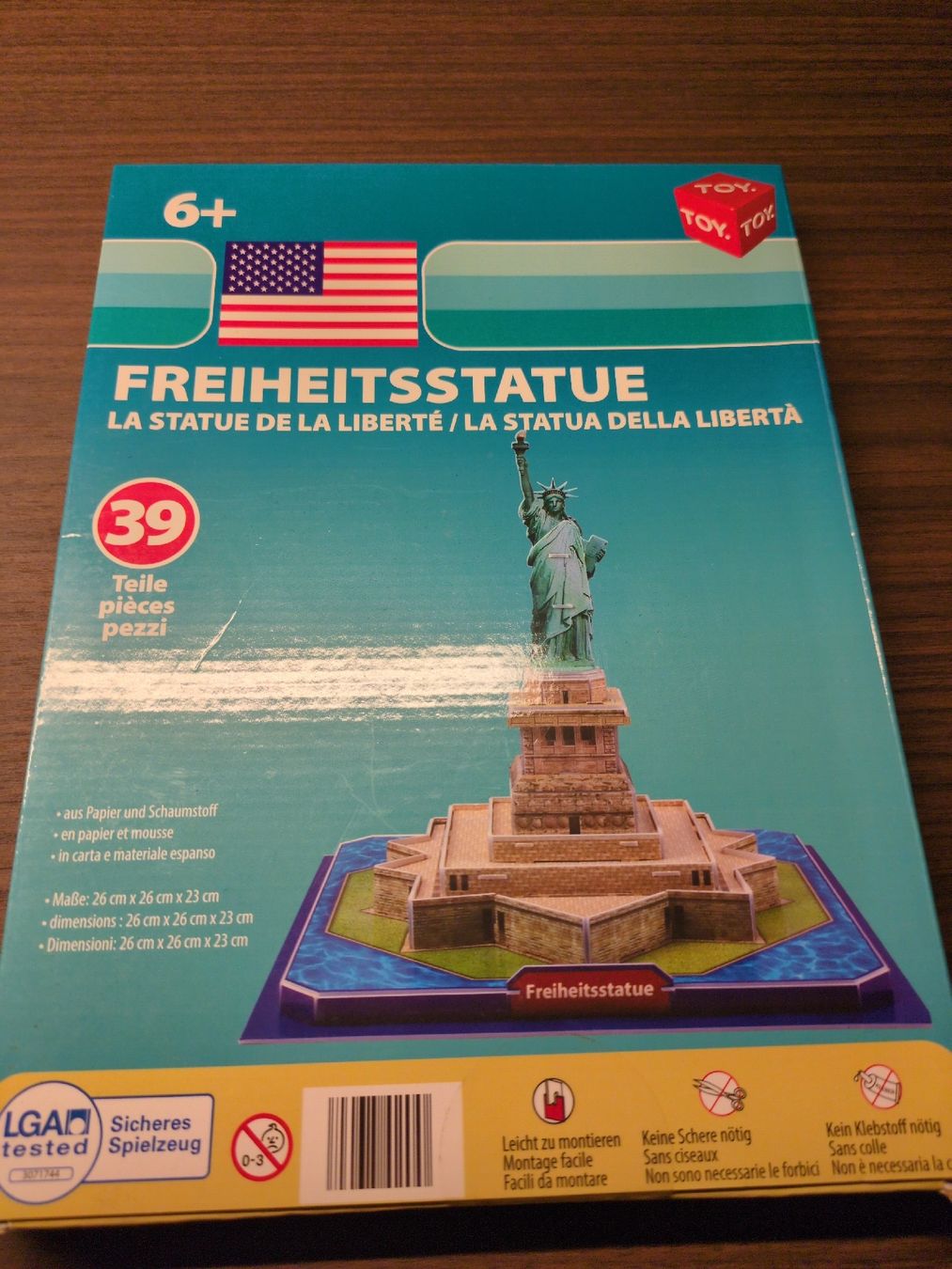 Puzzles: 3D Puzzle Freiheitsstatue 39 Teile neu – Neu und originalverpackt aus Meilen von Frensch7