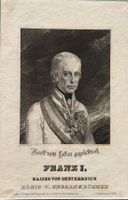 Stahlstich, Franz I Kaiser von Österreich