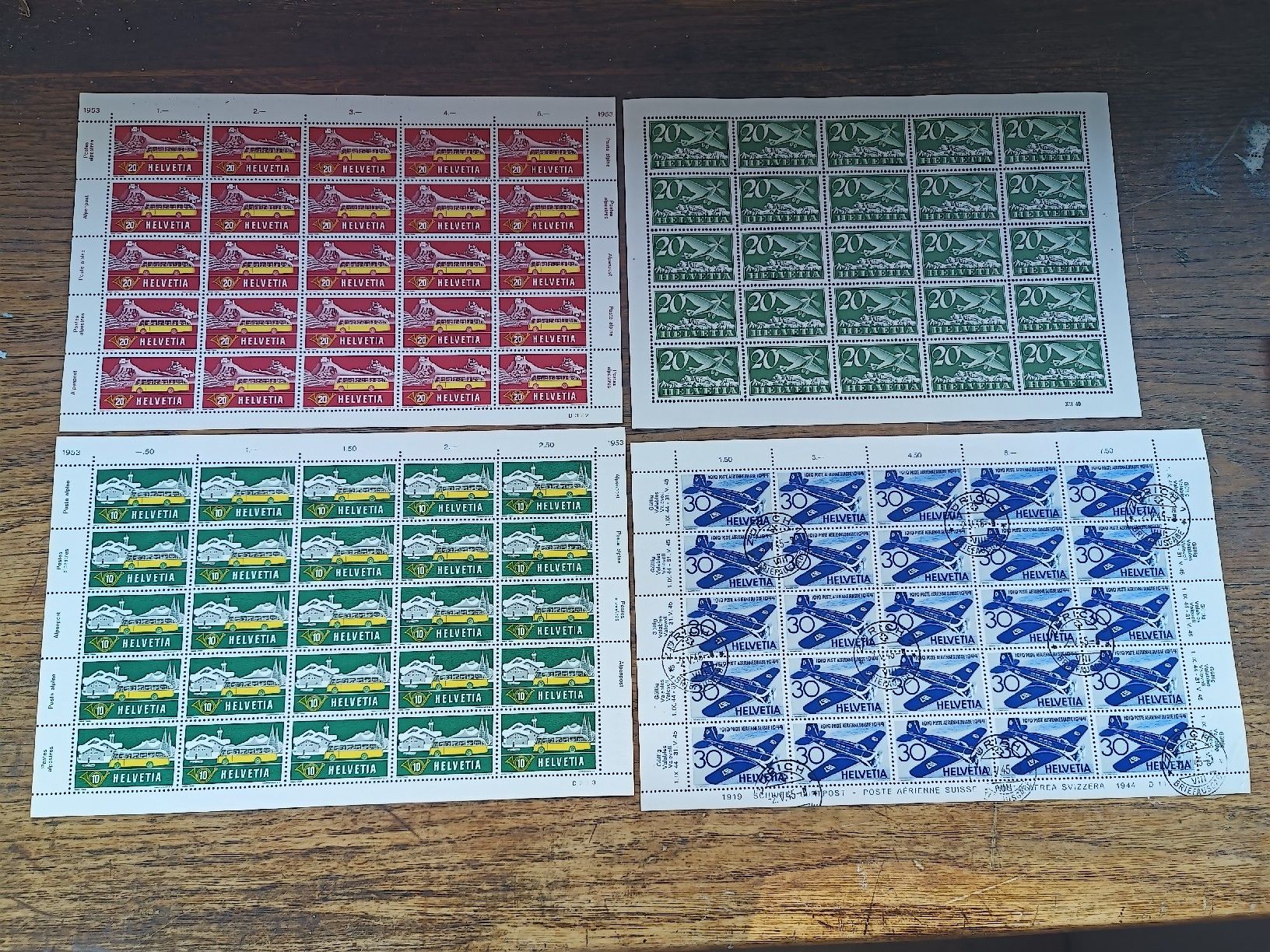 Tous les timbres: Sammlung Briefmarken Bögen – D'occasion à Brugg AG par Ente015