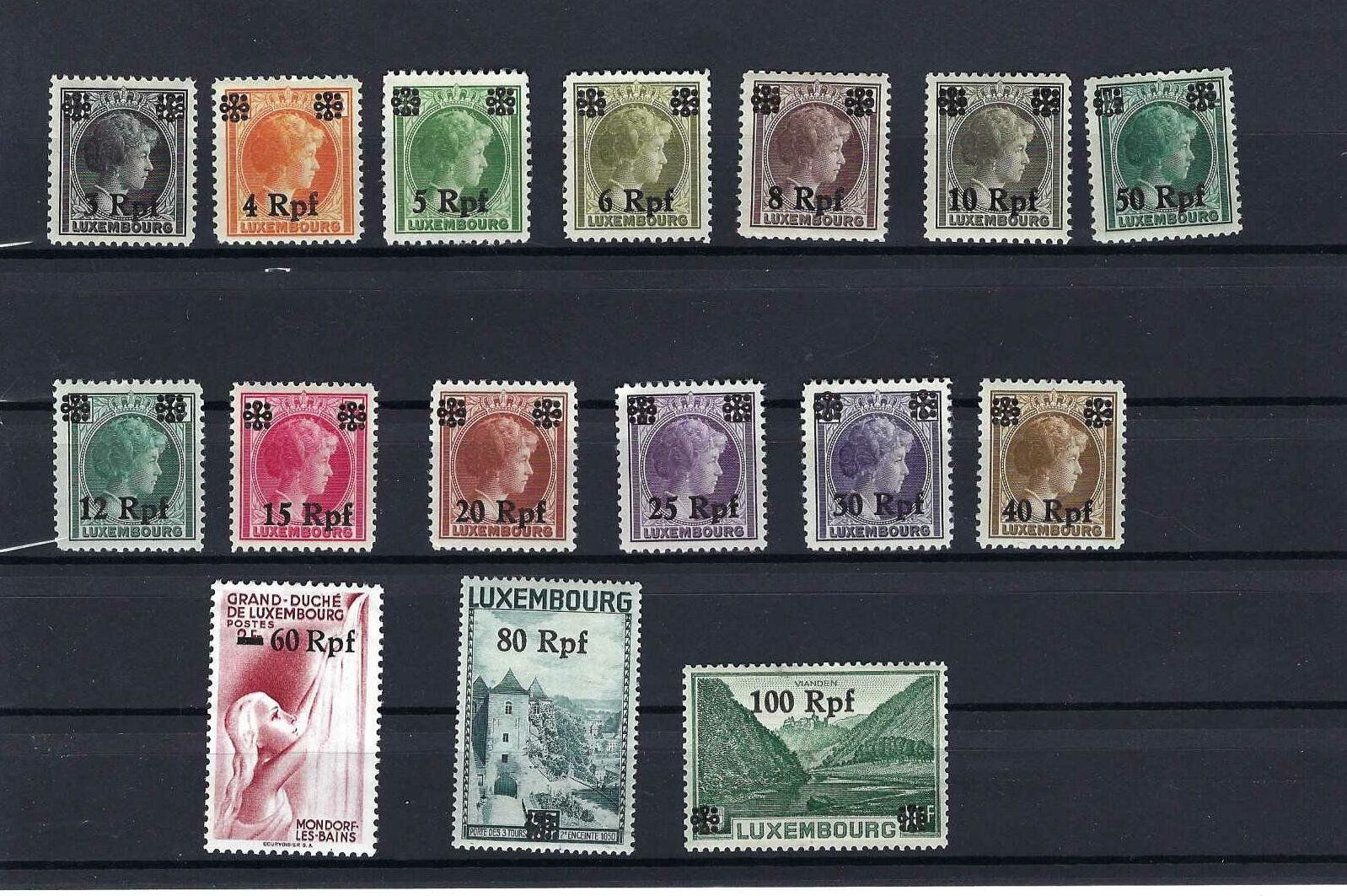 Tutti i francobolli: Besetzung Luxemburg ** – Nuovo e nell'imballaggio originale da Altstätten SG venduto da euro010