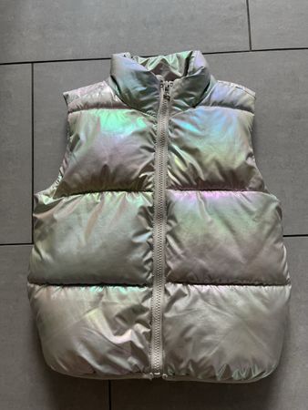 Silbriges Gillet, Gr. 116