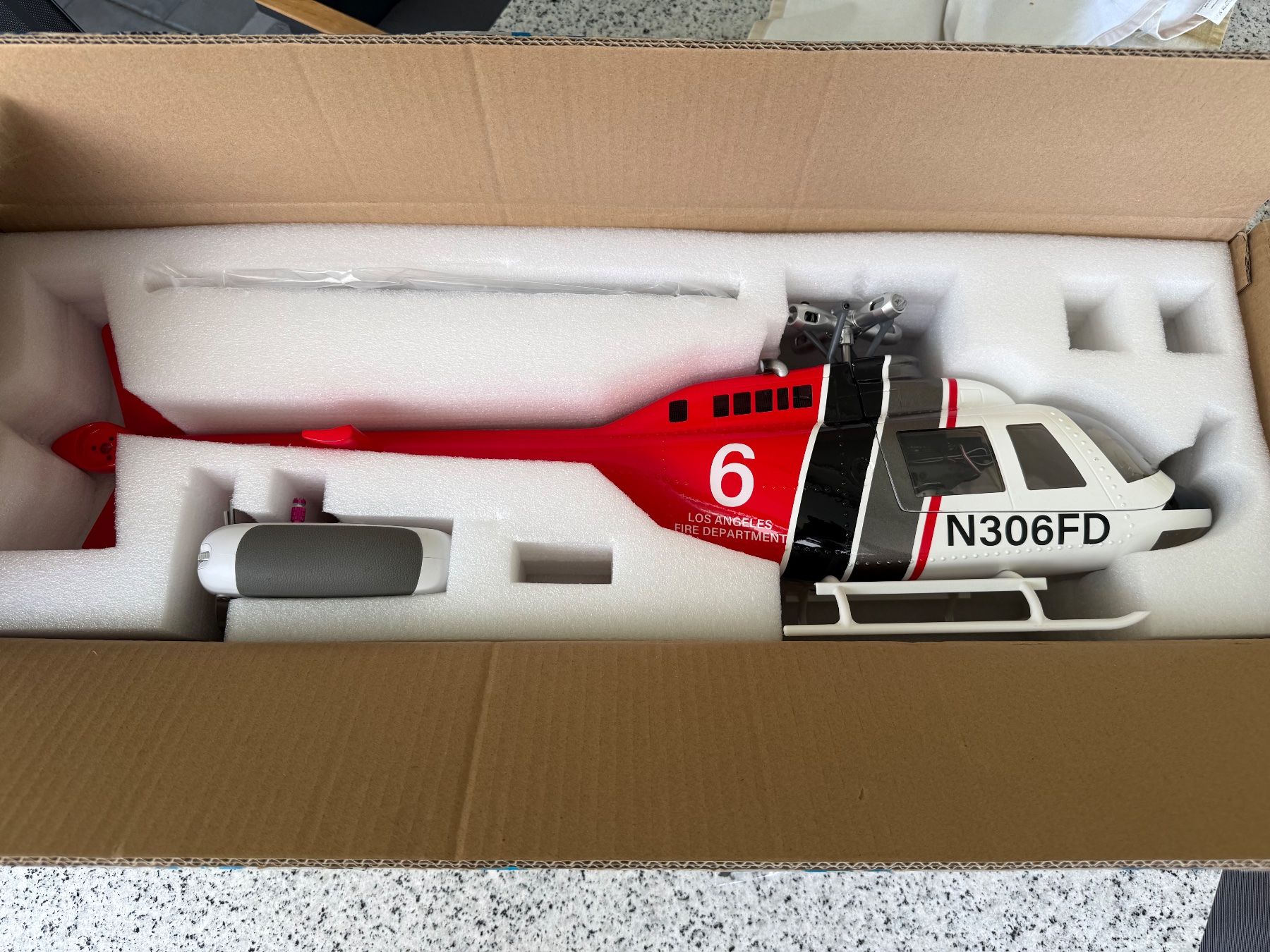 RC Modellbau: Modellhelikopter, Modellheli, Bell -206 – Gebraucht aus Hildisrieden von Flyer62 1