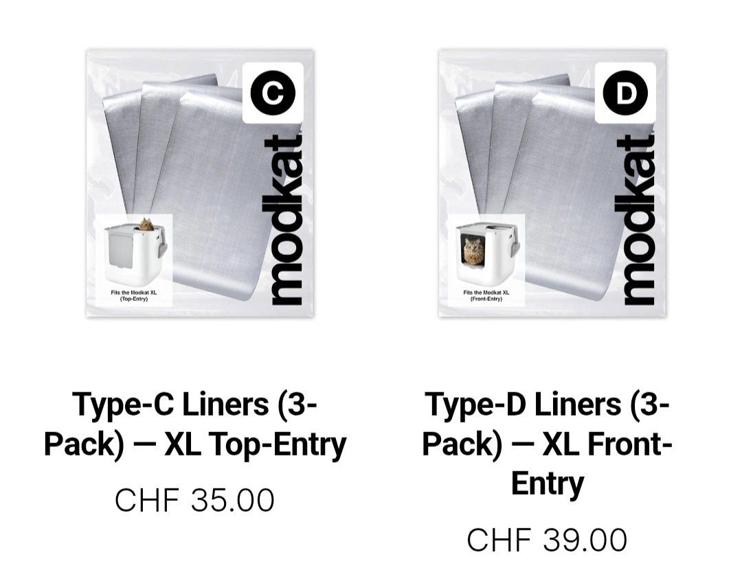 Cucce & Letti: Katzenklo Modkat 2x Litter Bags – Nuovo e nell'imballaggio originale da Pratteln venduto da ra.ma 1
