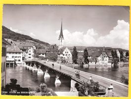 Stein am Rhein/vieli Lüt auf Rheinbrücke