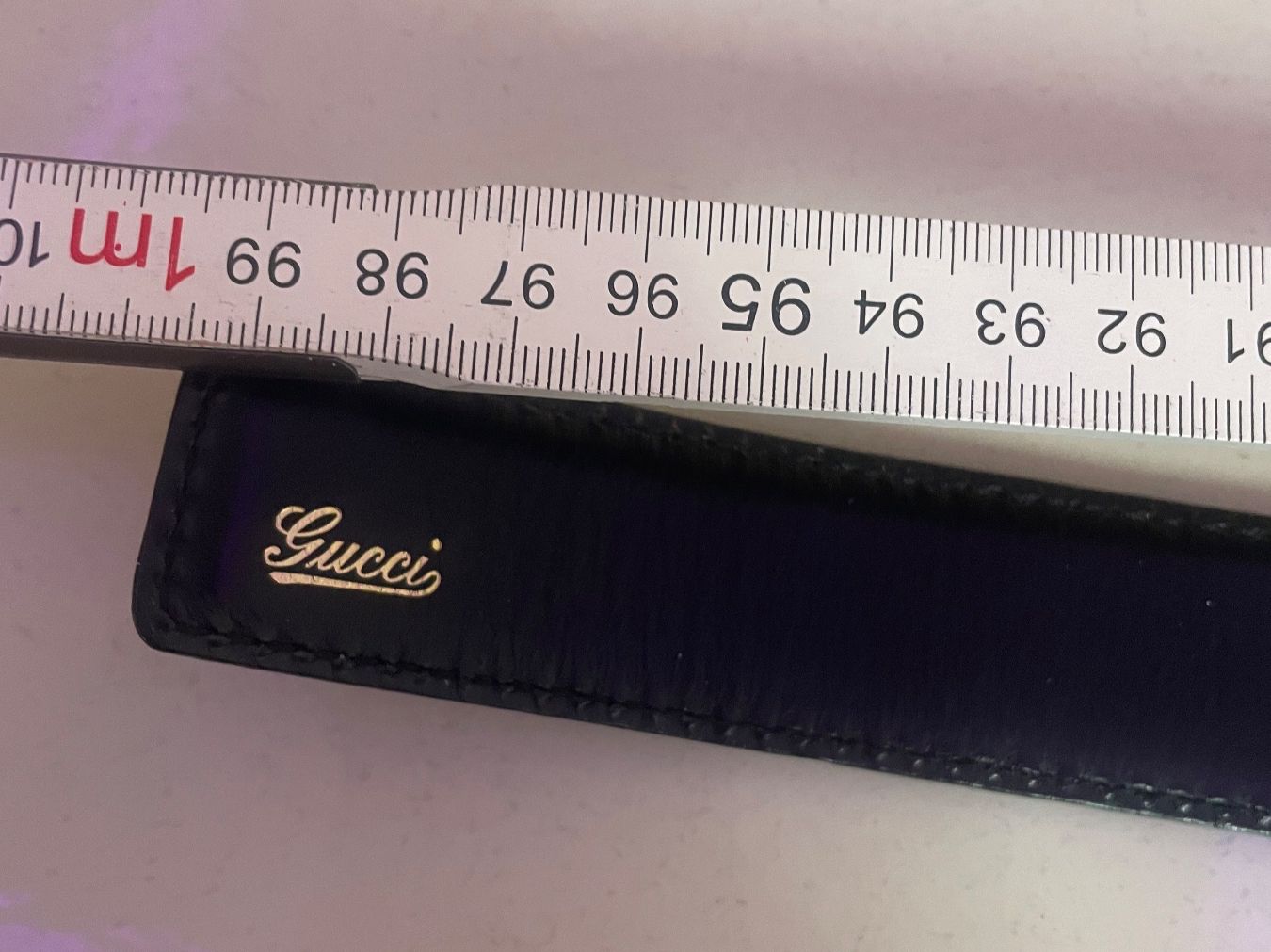 Gucci Cinture: Gucci - Belt Black and Gold – Usato da Minusio venduto da Pink222 8