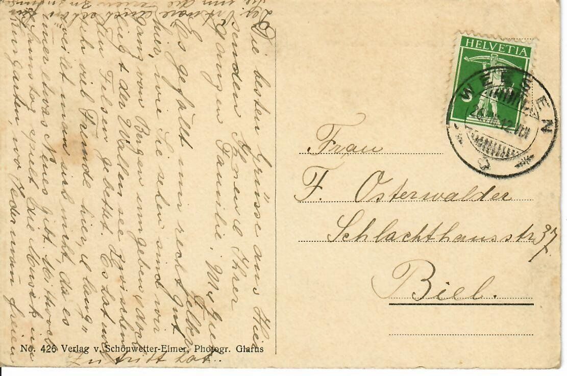 Cartes postales: Weesen 1912 – D'occasion à Hochdorf par Ziegel-16 1