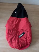 Warmer Hundemantel Rot/Schwarz Rückenlänge 34cm Neu