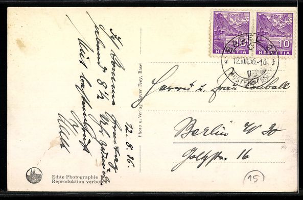 Cartoline postali: Basel, Dreirosenbrücke mit Strassenbahn – Usato da Berlin venduto da bartko-reher 1