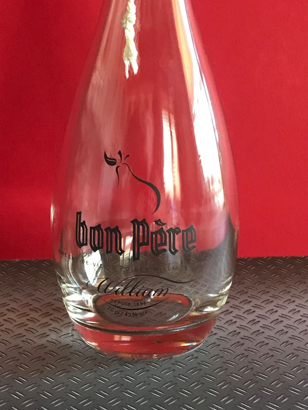 Altro: Flasche leer BON PERE WILLIAMS Schnapsflasche 70 cl – Usato da Däniken SO venduto da allerlei54 2
