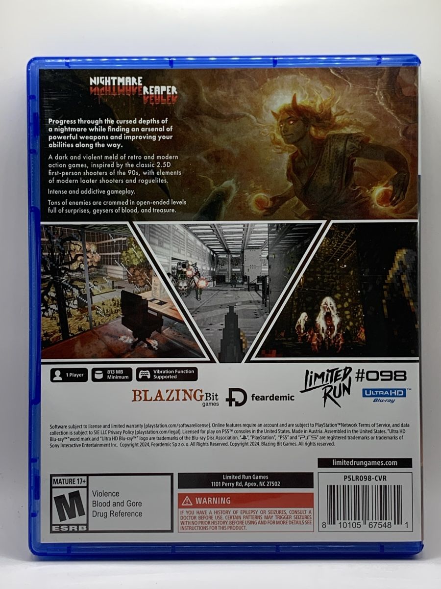 Sony Giochi: Nightmare Reaper - PS5 Limited Run – Usato da Ostermundigen venduto da RG-Collector 1