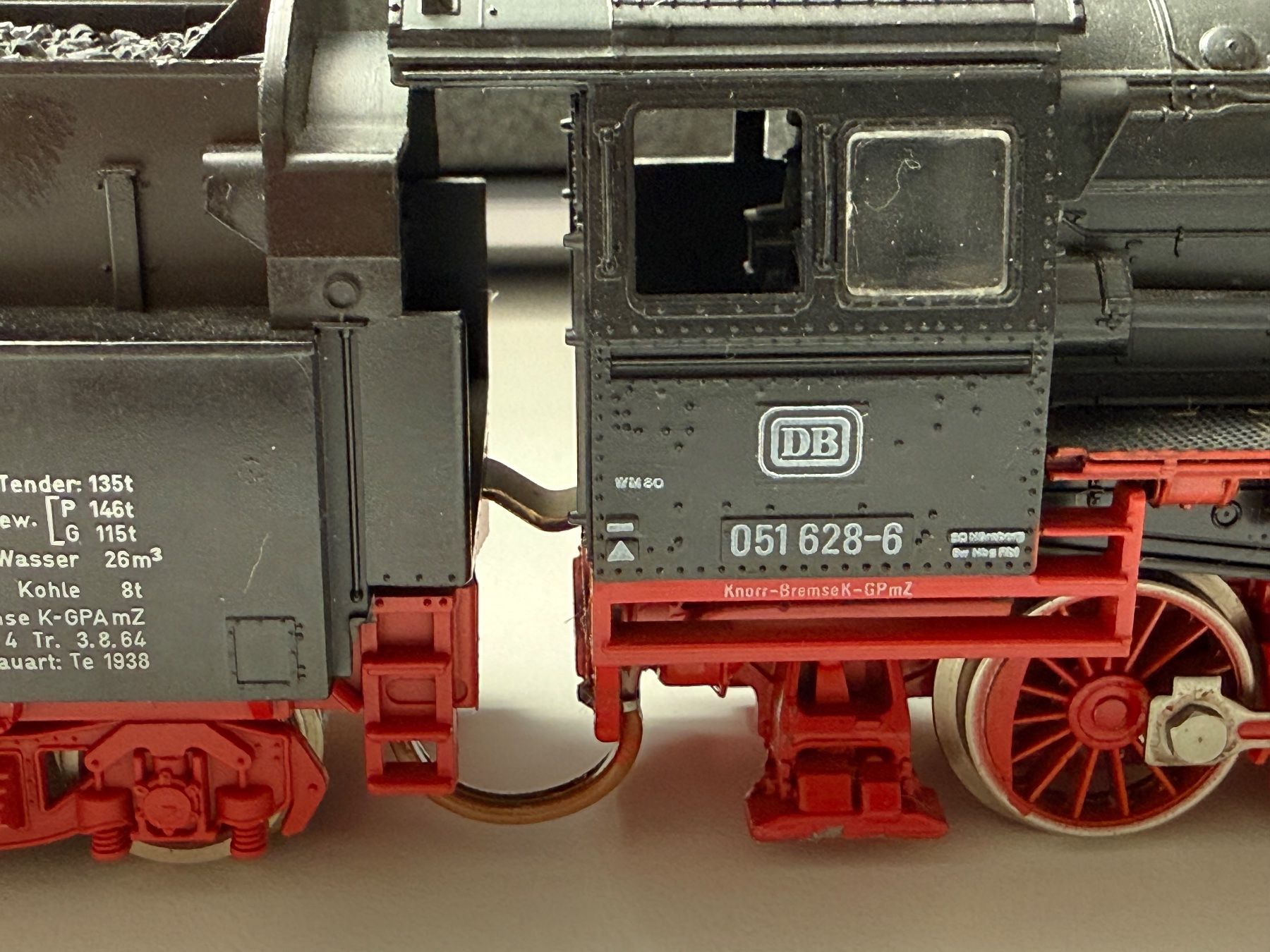 Fleischmann Modelleisenbahnen: FLM DB BR 51 Schwere Dampflok / DC HO – Gebraucht aus Jonschwil von sutfra12 6