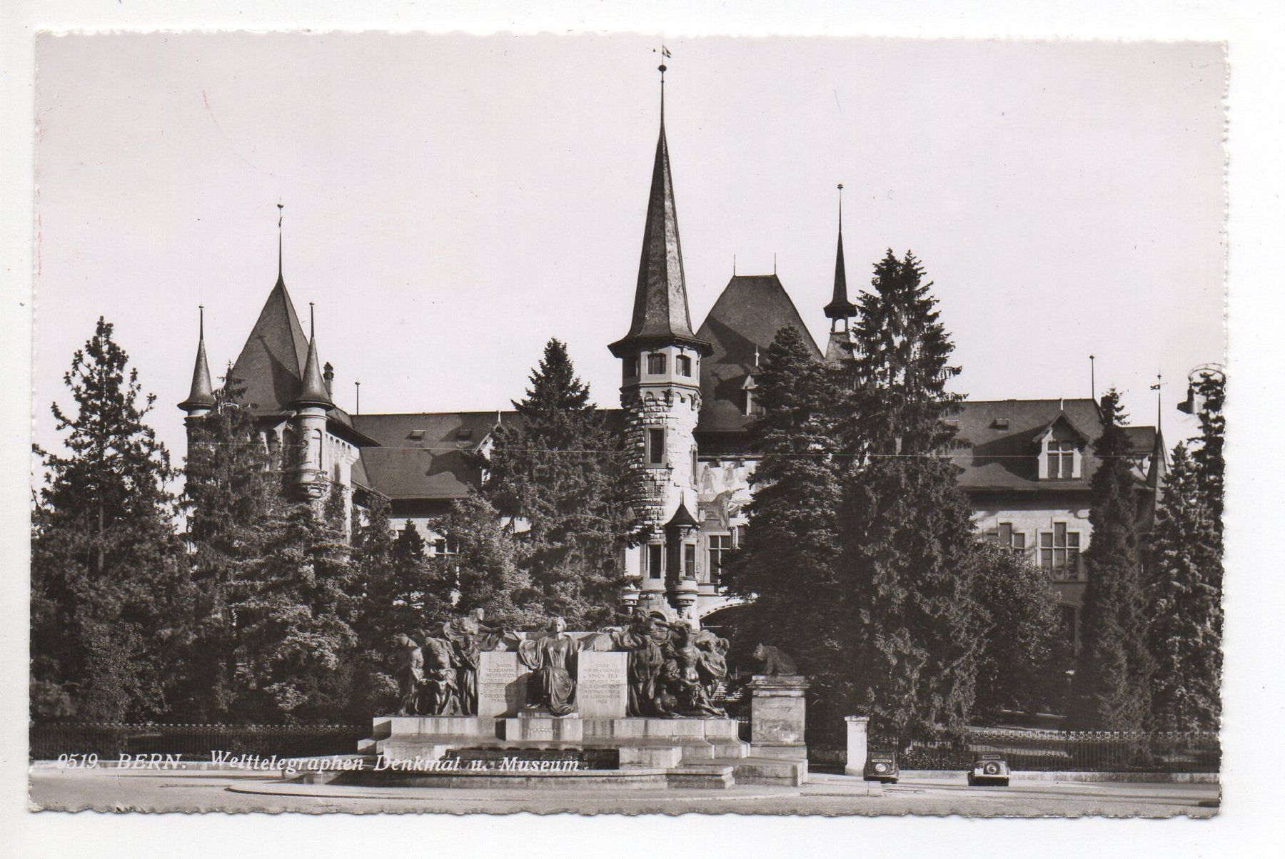 Ansichtskarten: BERN Welttelegraphen Denkmal u. Museum – Gebraucht aus Jona von philajona