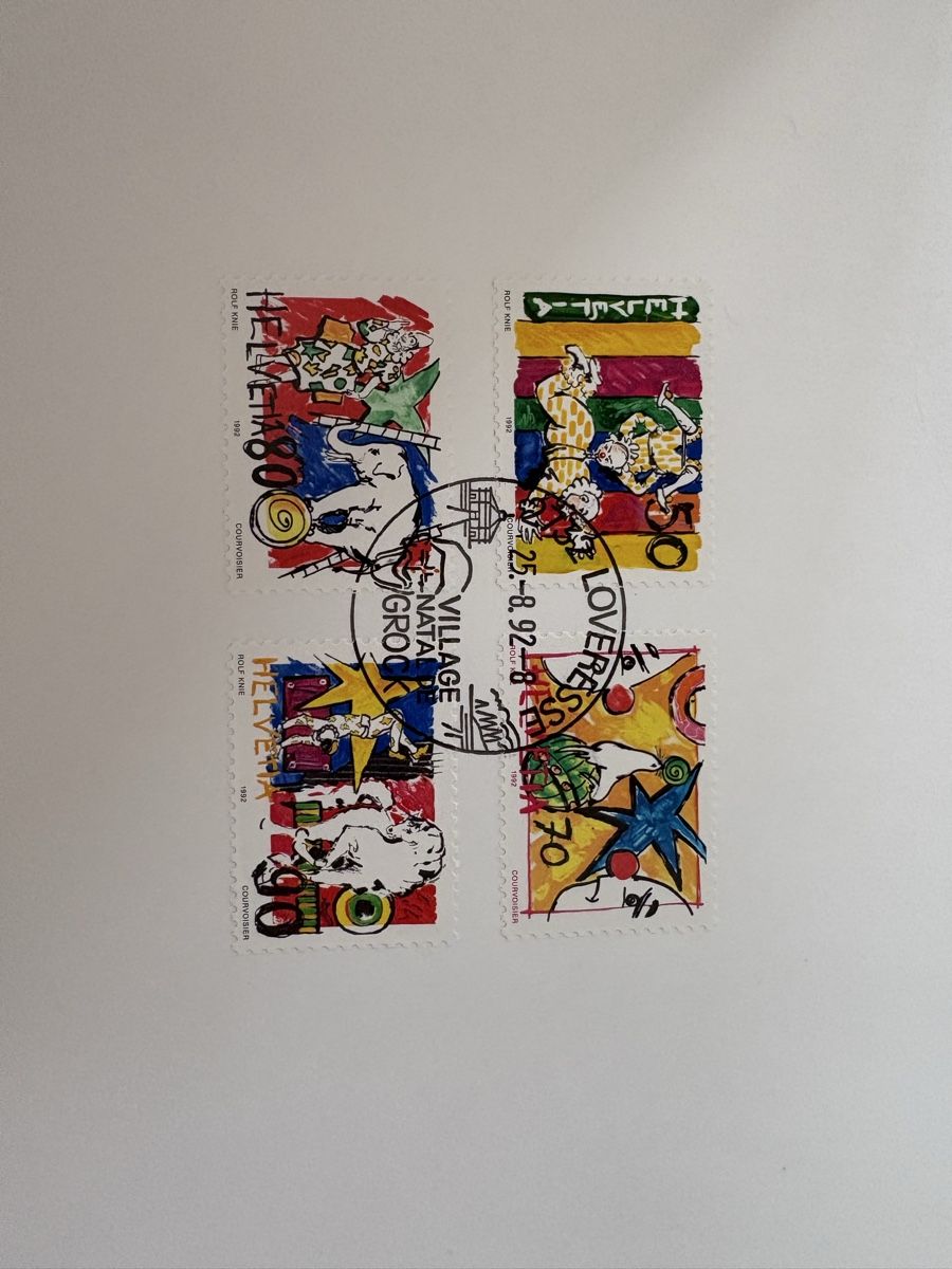 Tutti i francobolli: Briefmarken Rolf Knie gestempelt – Usato da Richterswil venduto da Martin01016 1