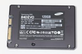 Samsung 840 Evo 120GB 2.5" Sata SSD - funktioniert