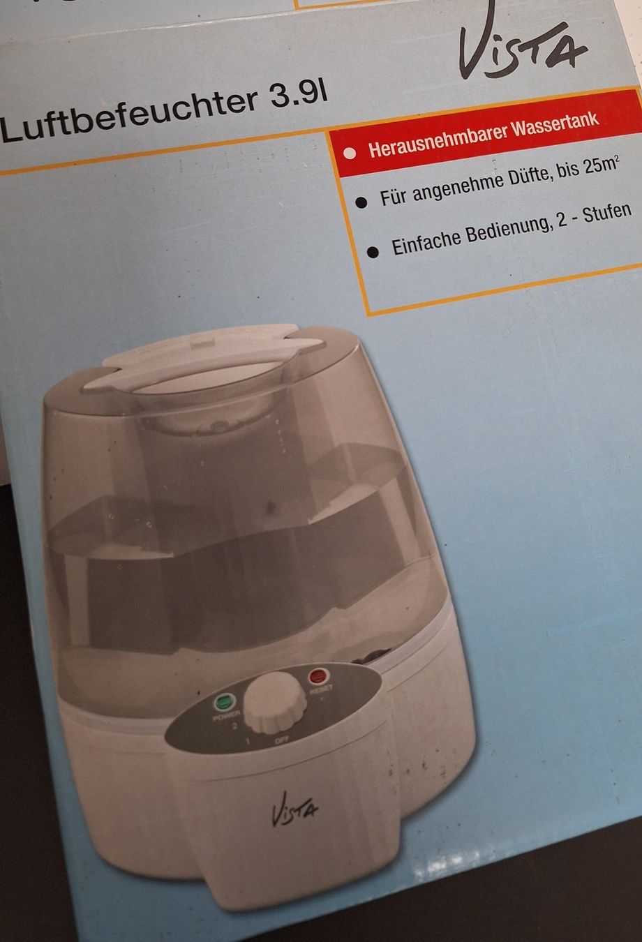 Umidificatori d'aria: Luftbefeuchter Vista – Nuovo e nell'imballaggio originale da Buchs ZH venduto da mebu18 3