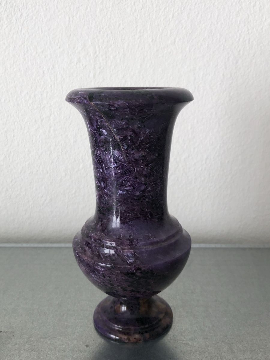 Edelsteine: Charoite Vase – Gebraucht aus Basel von Amechan. 5