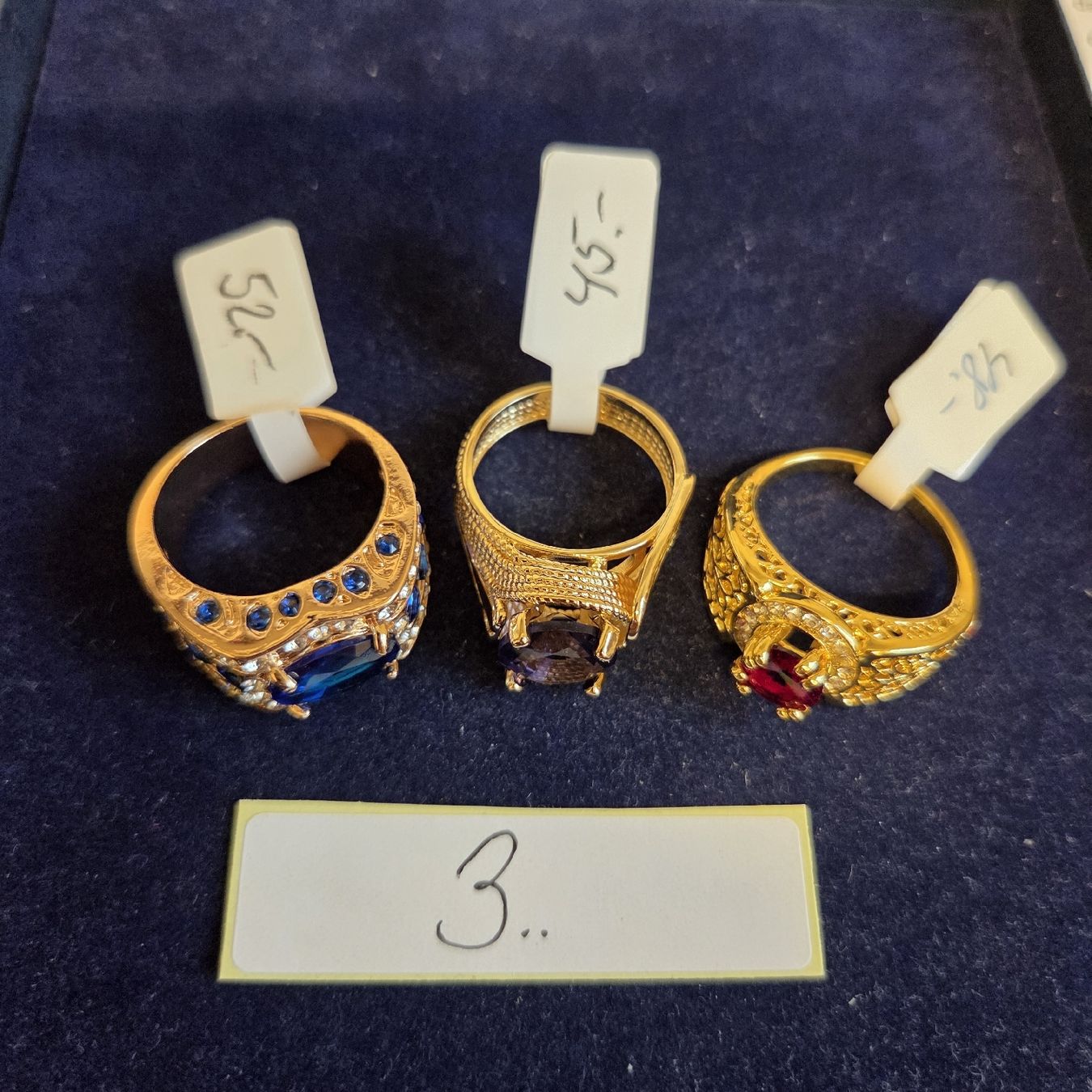 Altri gioielli: 3 Neue Tolle Ringe.. – Nuovo (secondo la descrizione) da Stans venduto da Ducati16