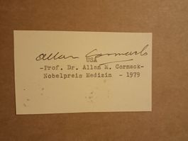 Allan McLeod Cormack  †1998 - handsigniert - Nobelpreis