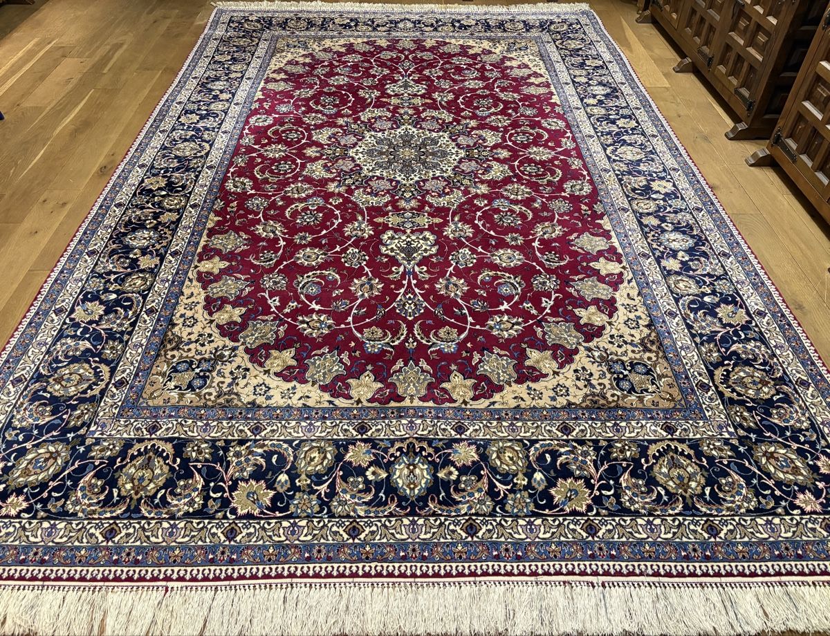 Tapis: Luxus Seidenteppich Isfahan - Perserteppich – D'occasion à Bennau par Mayer_Carpets