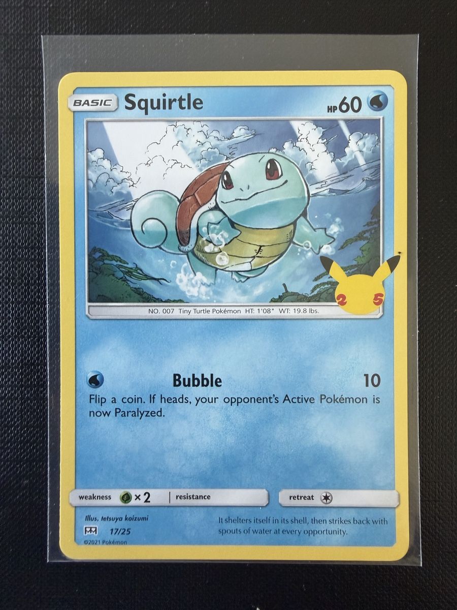 Pokémon Carte collezionabili: Squirtle #12 EN MacDonalds 2021 Celebration – Nuovo (secondo la descrizione) da Savigny venduto da Matgab94