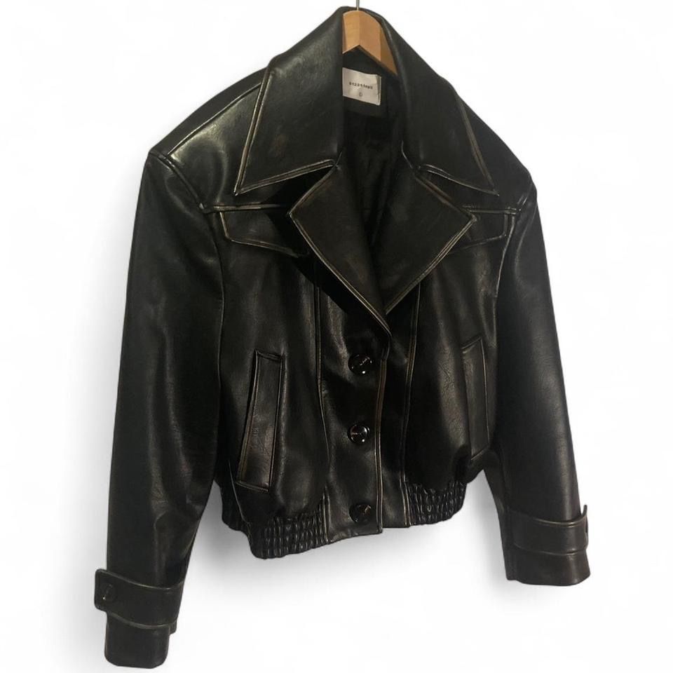 Giacche: Kunstlederjacke - wide, cropped, boxy fit – Nuovo (secondo la descrizione) da Bern venduto da anj42 2