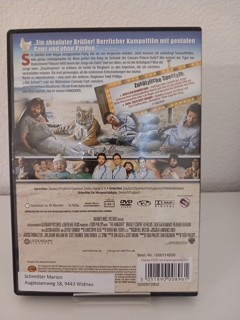 Tutti i DVDs: Hangover – Usato da St. Margrethen SG venduto da SamusAran 1