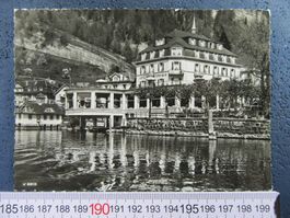 VITZNAU HOTEL TERMINUS AM SEE 1954 LU AK AUTO OLDTIMER