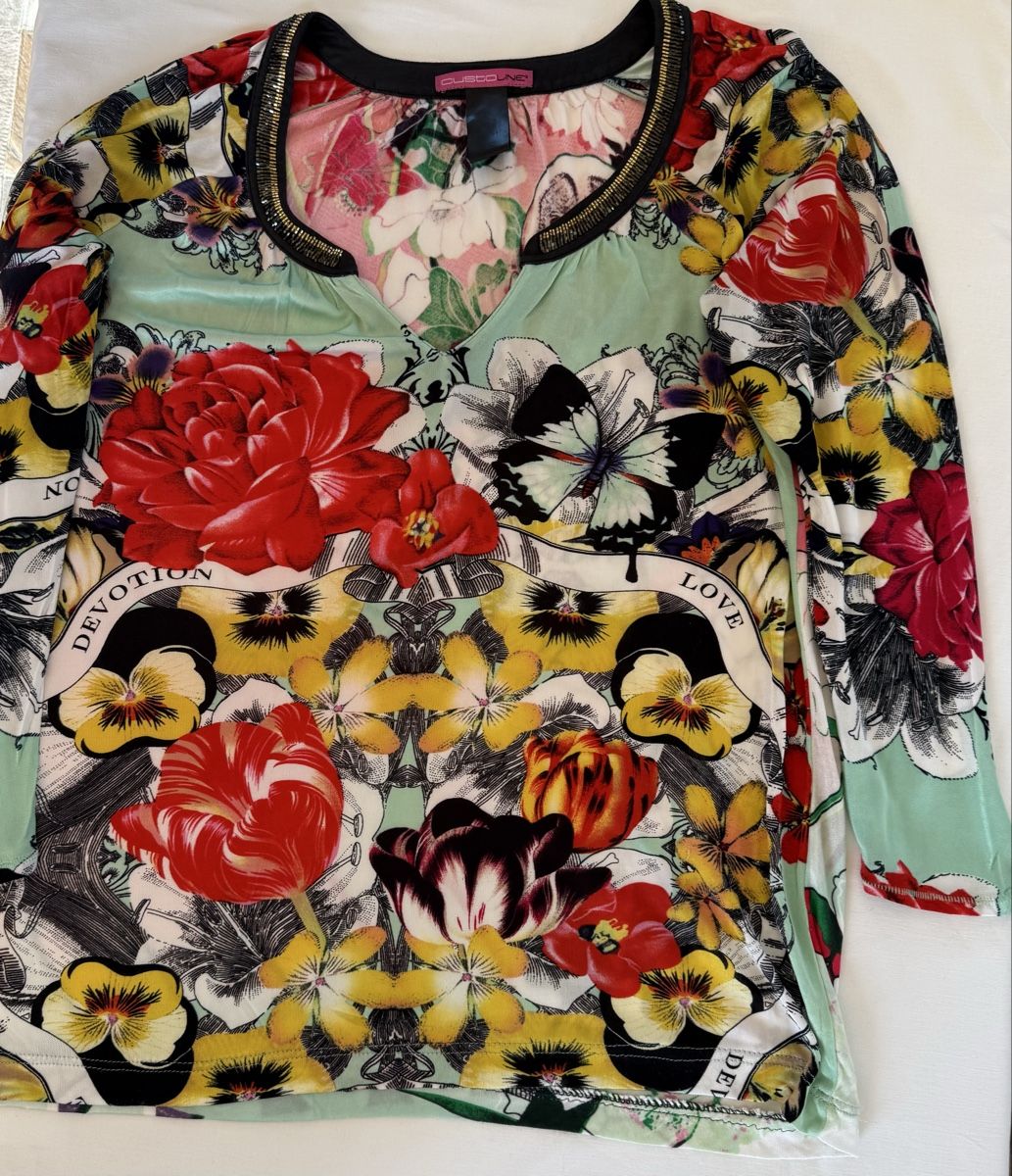 Tops: Tunique CUSTO fleuri taille M – Gebraucht aus Vernier von ley_yqh9 5