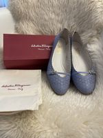 Ferragamo Ballerina Gr. 40 Nappa Calf Leather