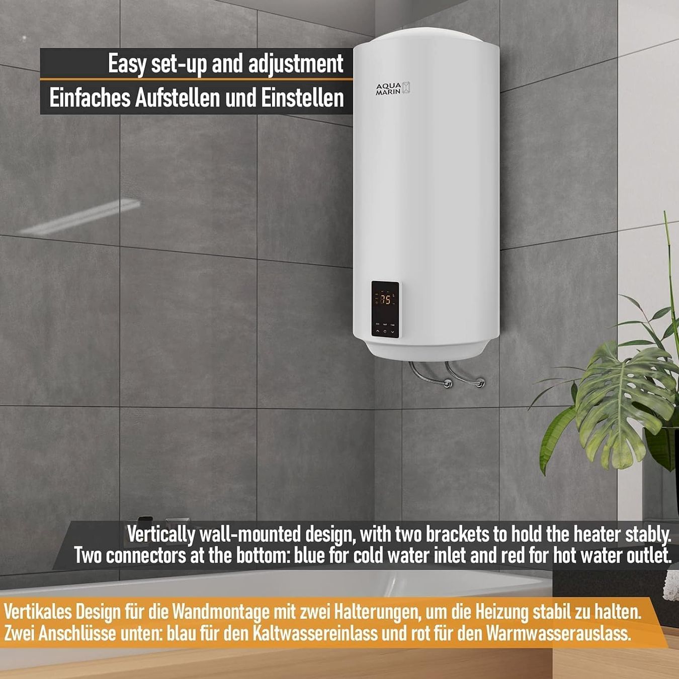 Sanitari: Elektro SMART Warmwasserspeicher 80L – Nuovo e nell'imballaggio originale da Bottighofen venduto da zaap 4