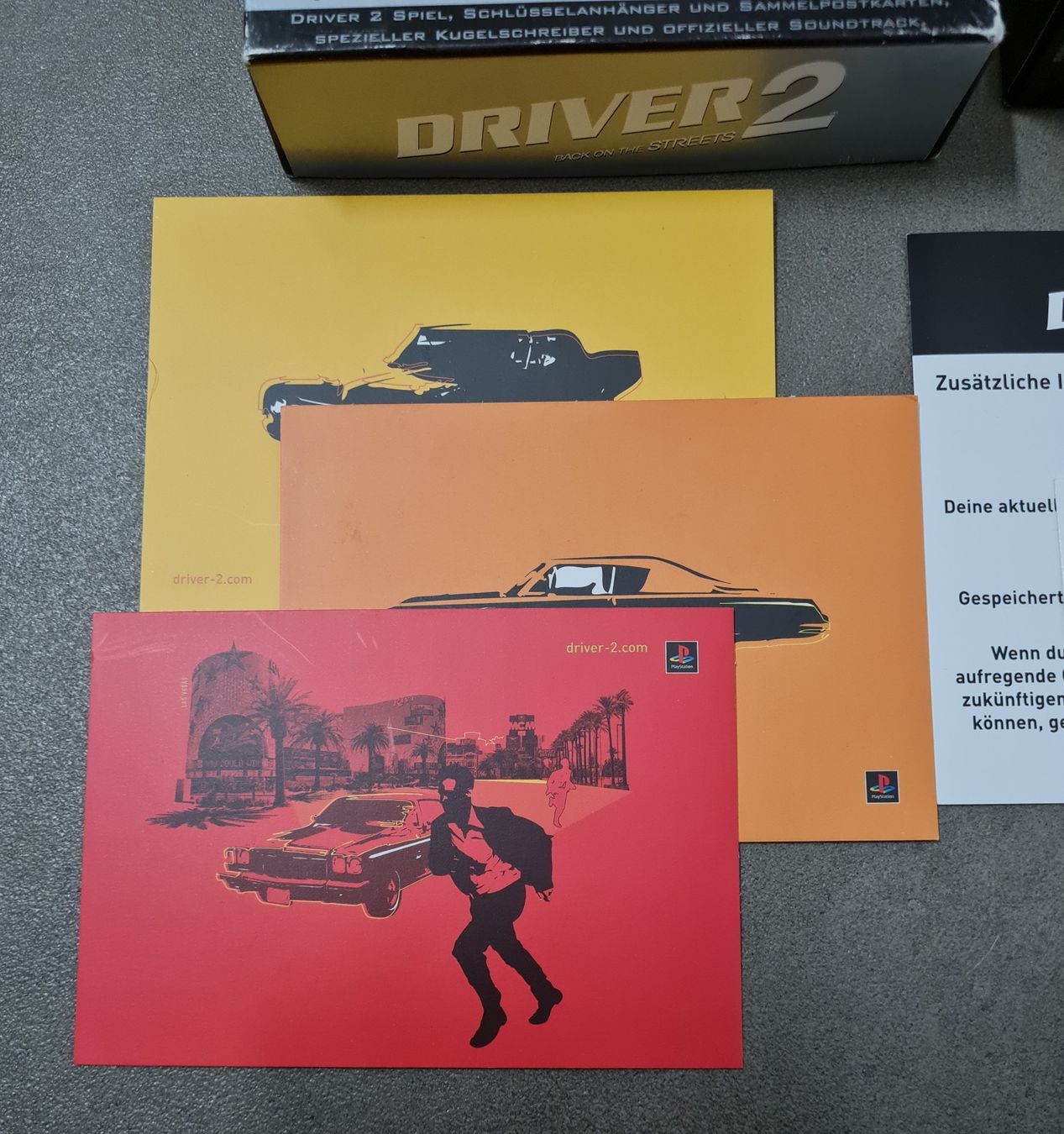 Giochi: PS1 Driver 2 - Limited Edition Collectors Edition – Usato da Birsfelden venduto da Dealgoenner24 6