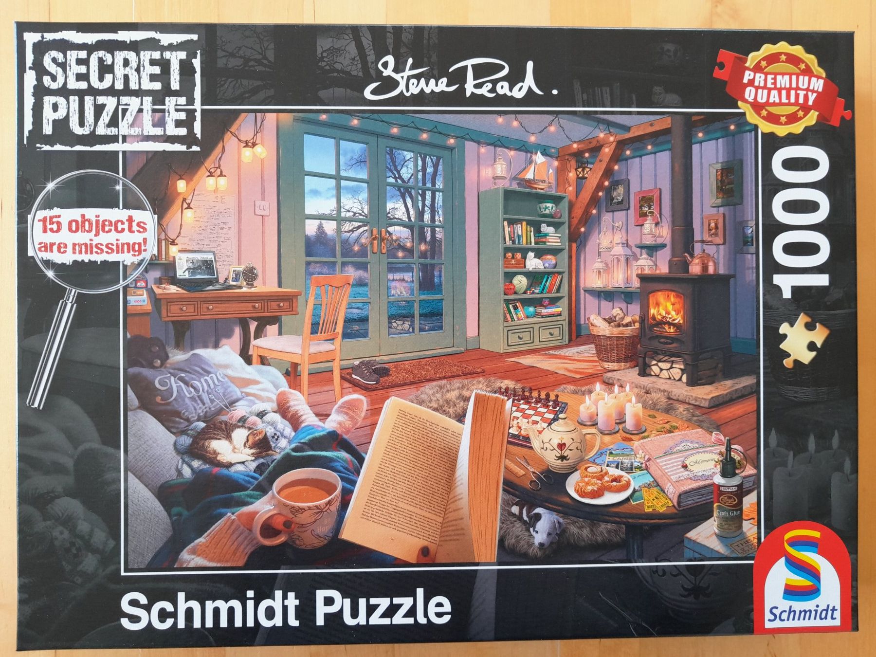 Puzzle: Puzzle Schmidt Secret Steve Read 1000 – Usato da Charmey (Gruyère) venduto da Laulau.sansan