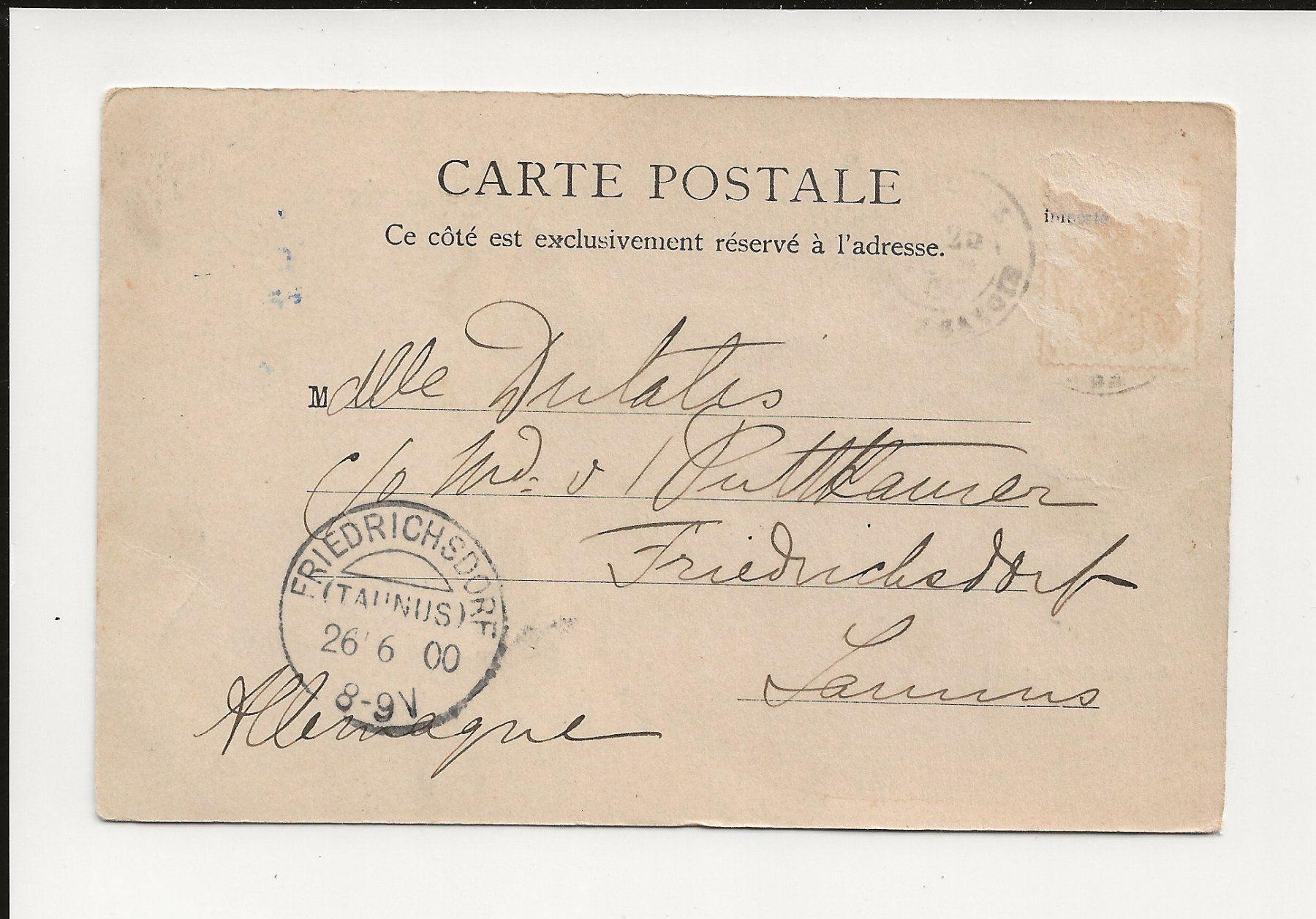 Cartoline postali: AK 1900 Chamonix, La Mer de Glace, Gletscher – Usato da Greifensee venduto da 315WDO 1