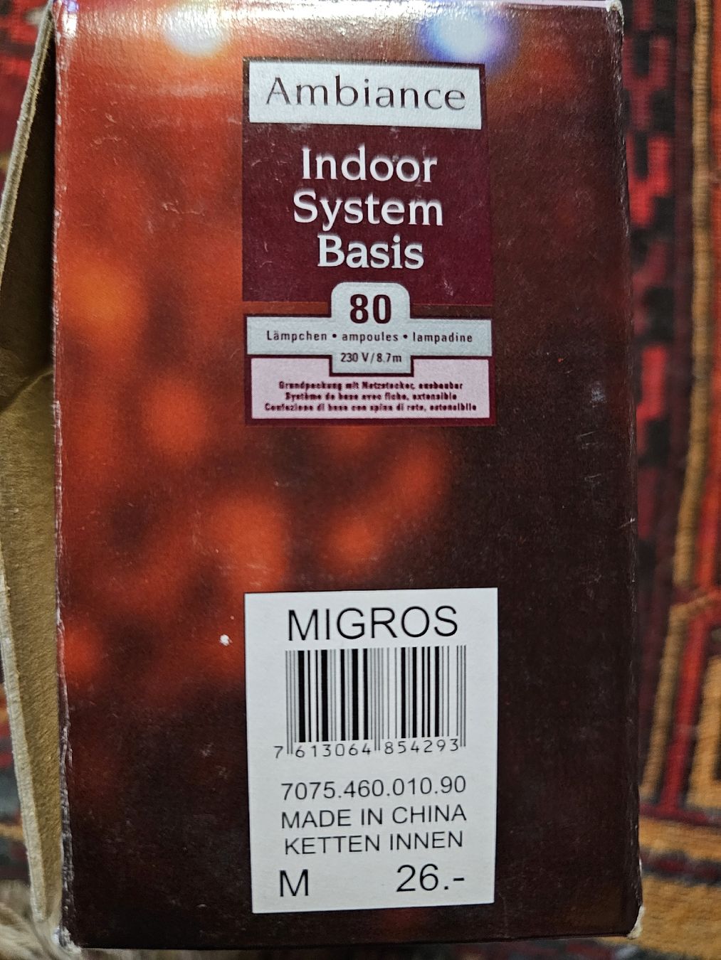 Migros Ghirlande e barre luminose: Lichterkette mit verschiedenen Farben neu – Usato da Tägerwilen venduto da rmaerk 1