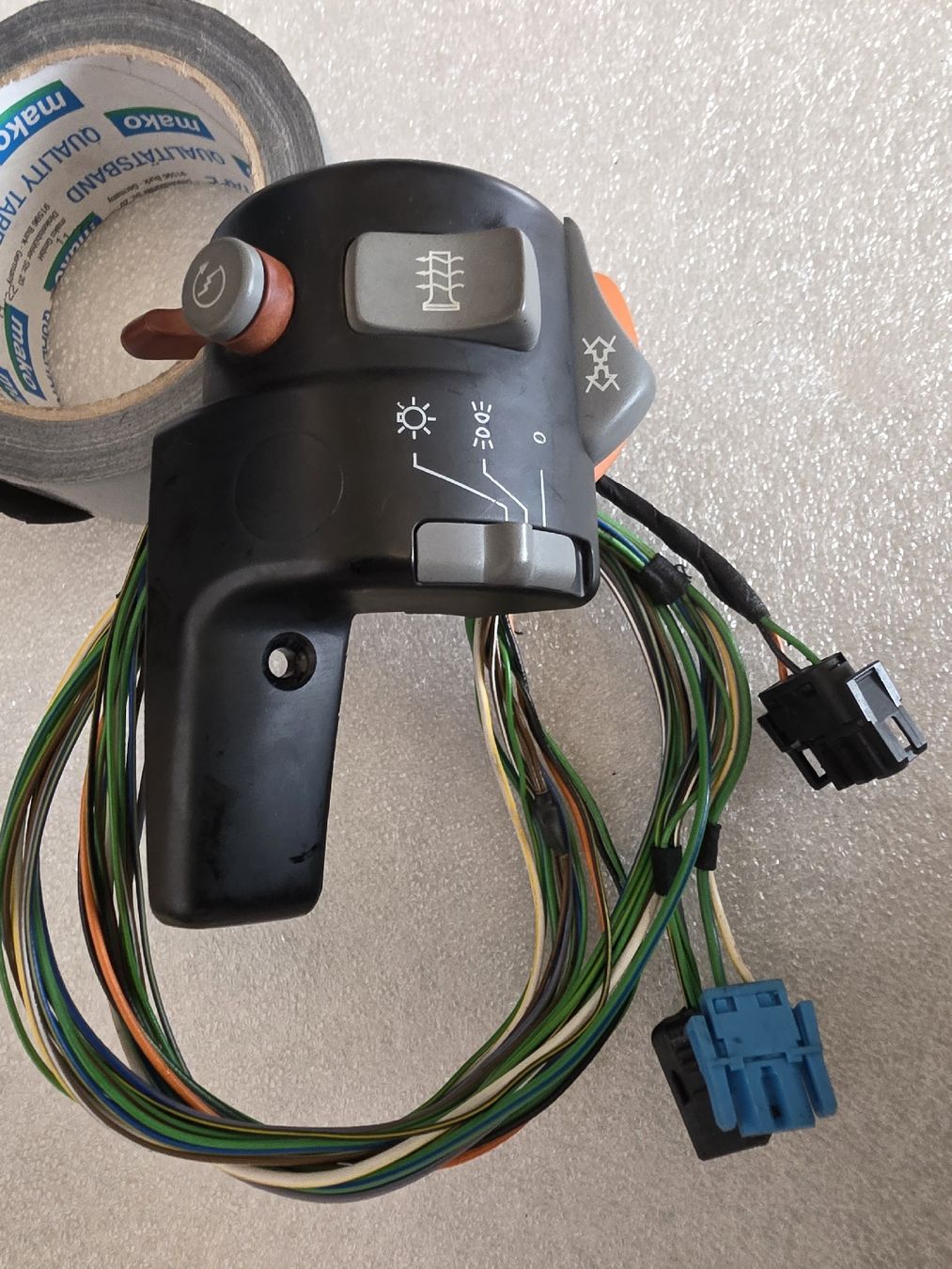 BMW Strada: Kombischalter re Bmw K1200 Rs – Usato da Heimberg venduto da moh_77yh