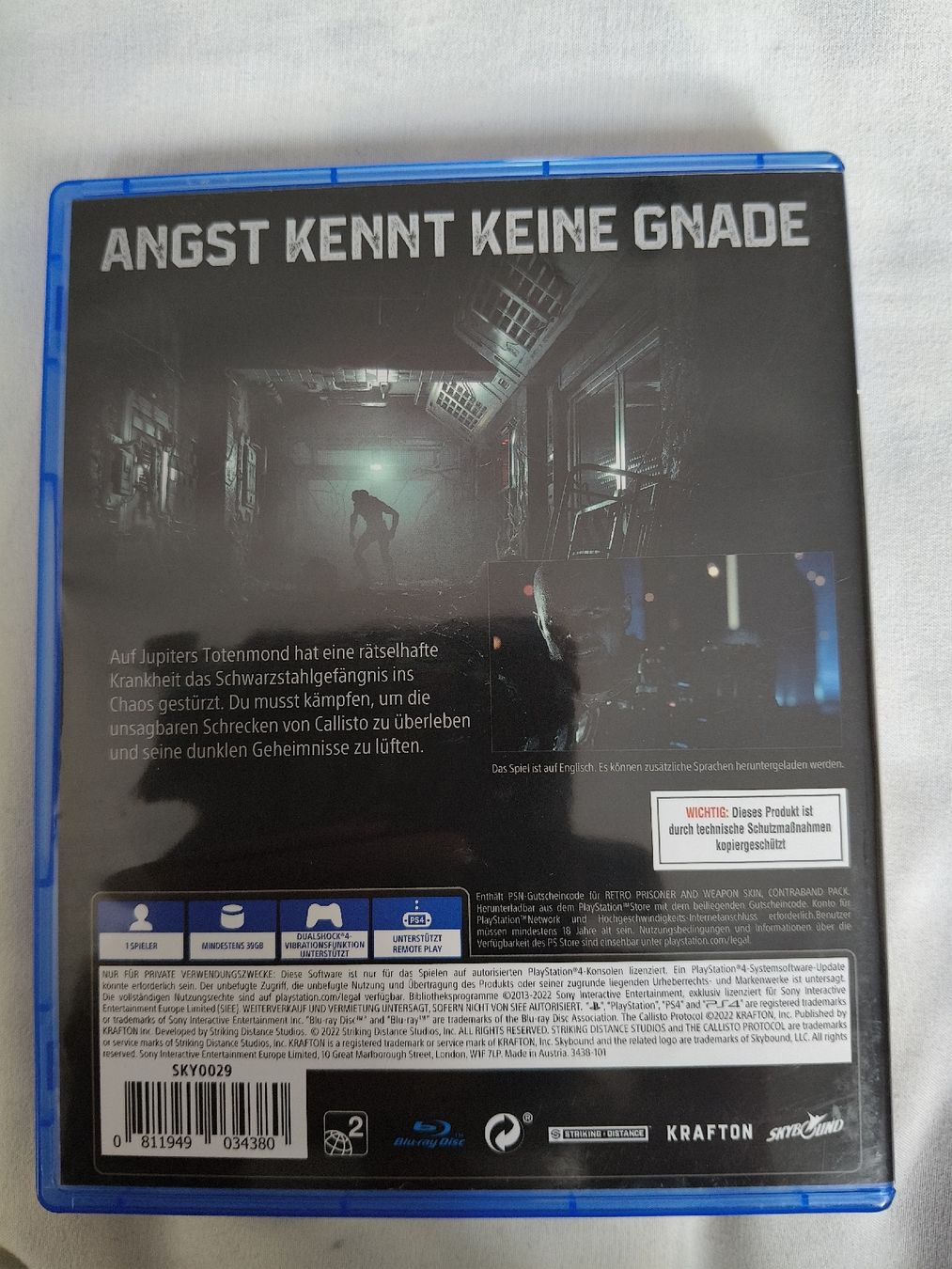 Sony Giochi: The Callisto Protocol PS4 Day One Edition – Usato da St. Gallen venduto da Ringa72 1