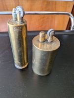 2 antike Feuerzeuge aus Messing, defekt