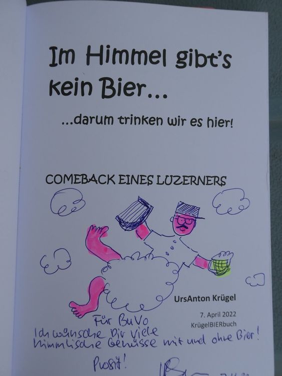 Blechschild 'Im Himmel Gibt's Kein Bier' – 20x30 Cm, Metall, Witziger Trinkspruch Als Deko