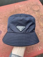 Prada Bucket Hat Grösse L Schwarz Sommer Neuwertig