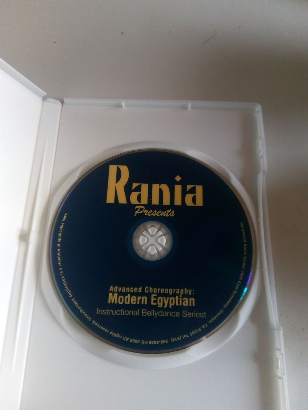 Alle DVDs: Rania - Advenced Choreography: Modern Egyptian Bellydance – Gebraucht aus St.Galllen von elkaphone 1