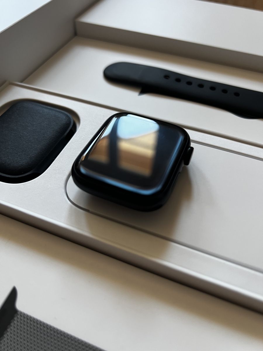 Apple Smartwatch: Apple Watch Series 7, 45 mm, Midnight Aluminium, GPS + Cellu – D'occasion à Boll par Onesto91 4