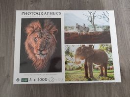 3 Puzzles, je 1000 Teile