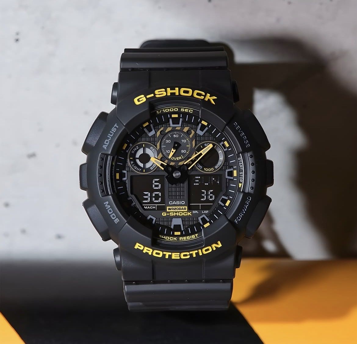 Casio Orologi: CASIO G-SHOCK Caution Yellow Series GA-100CY-1AJF – Nuovo (secondo la descrizione) da Chiasso venduto da Pat_chuli