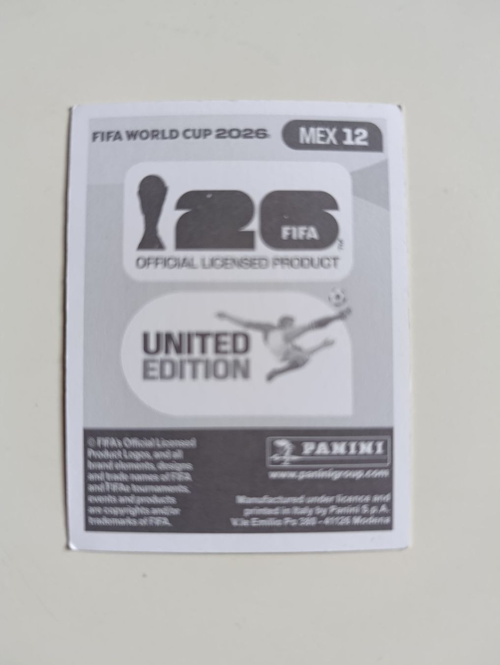 Panini Sammelbilder & Trading cards: Panini World Cup 2026 MEX 12 – Neu (gemäss Beschreibung) aus Lavey-Village von pas_7xd2 1