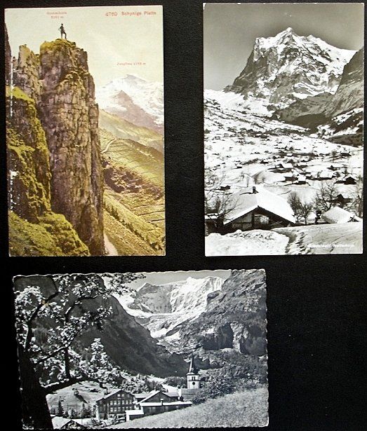 Ansichtskarten: 3 Ansichtskarten GRINDELWALD – Gebraucht aus Jona von philajona