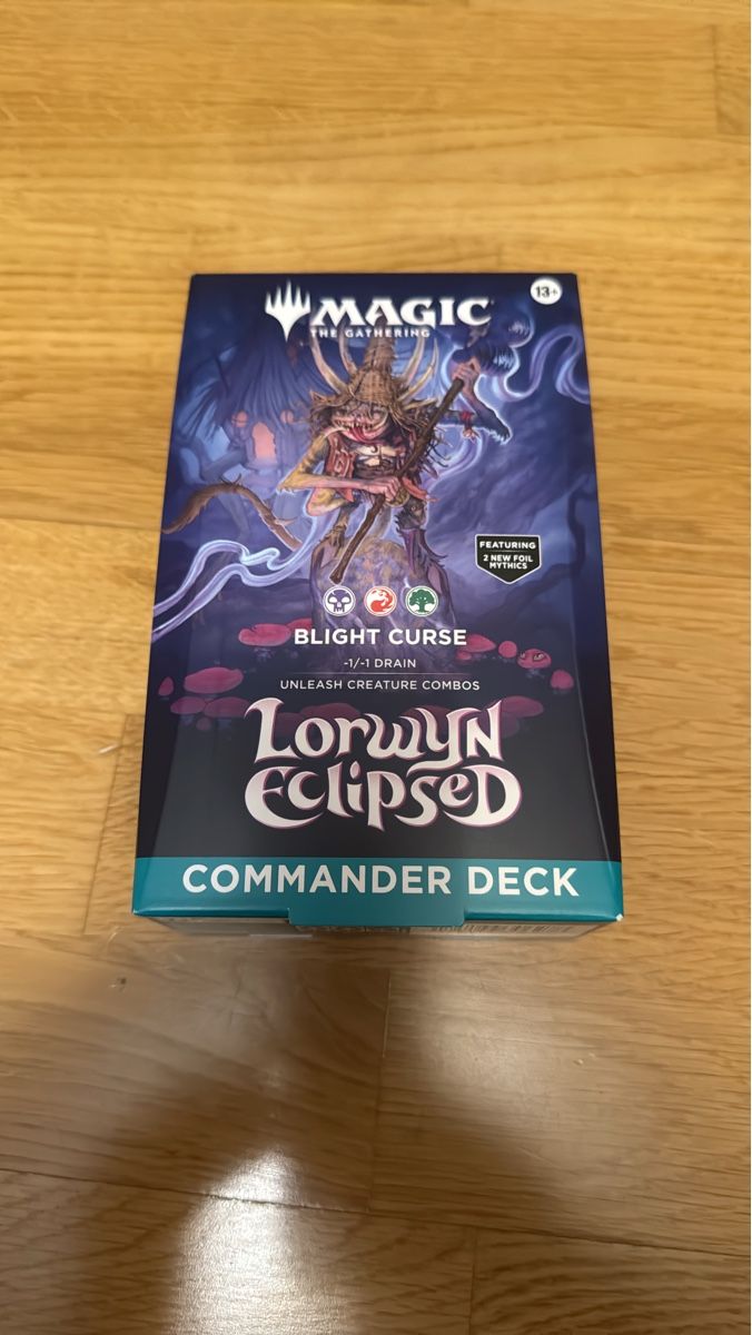 Magic The Gathering Carte collezionabili: Lorwyn Eclipsed Commander Deck Blight Curse – Nuovo e nell'imballaggio originale da Zürich venduto da phobiateam