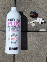 Trinkflasche Aluminium von EMS, Schraubdeckel 1Lt. wie neu