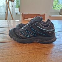 Trekking Schuhe Salomon Gore-Tex Schwarz Grösse 38 2/3
