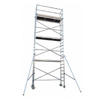 Rollgerüst MASSE 0.75x2.00m Arbeitshöhe 8.20m 1x GEBRAUCHT*