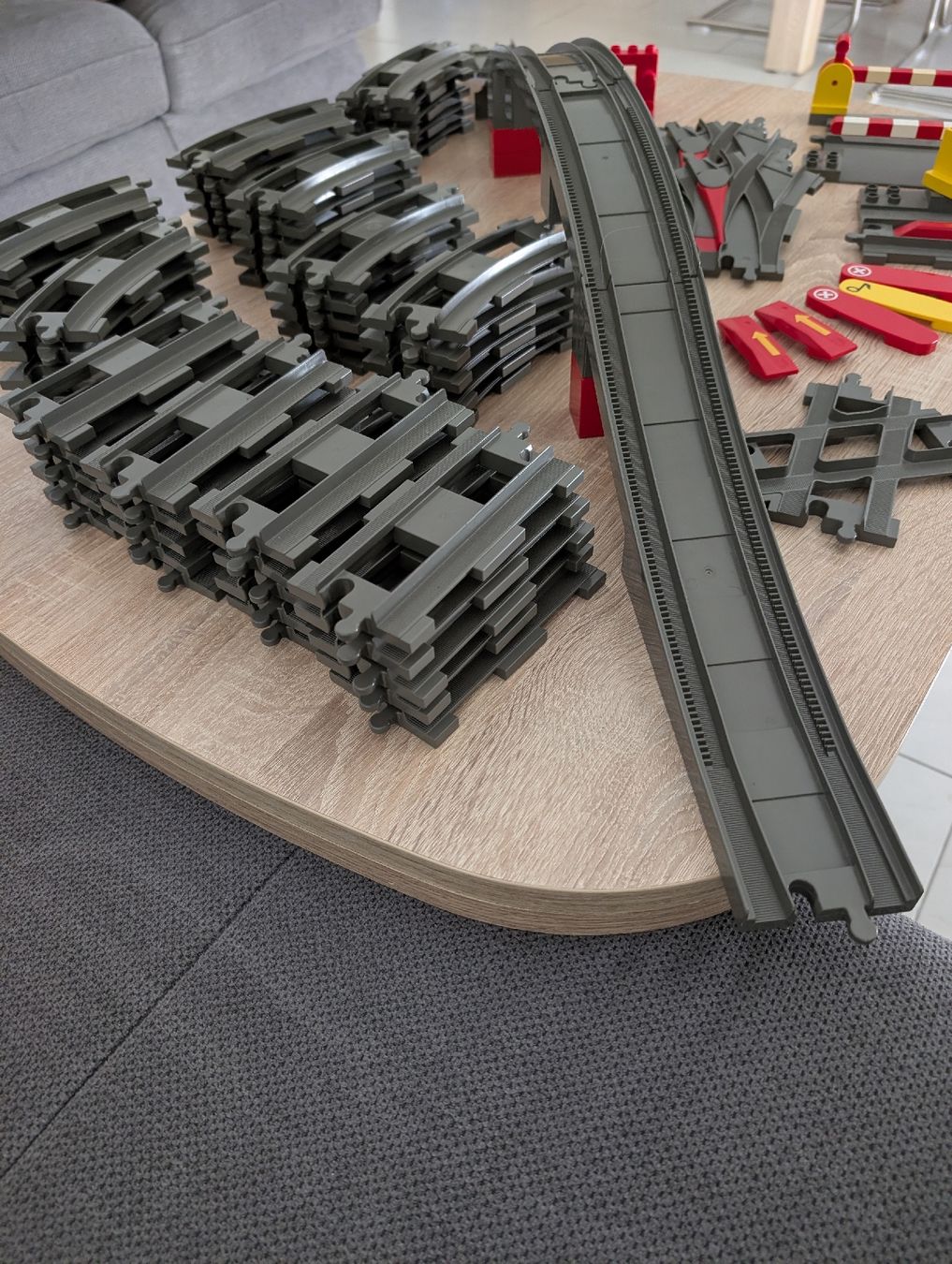 Lego Giocattoli: Lego Duplo Eisenbahn Schienen Set  – Usato da Domat/Ems venduto da Paschaff 1
